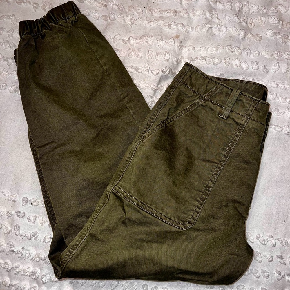 Banana Republic Olive Chino Pants - Picture 2 of 5